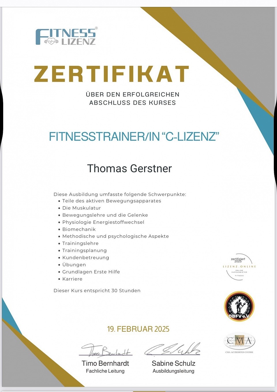 Trainerlizenz